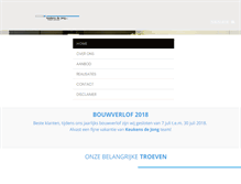 Tablet Screenshot of keukens-de-jong.be
